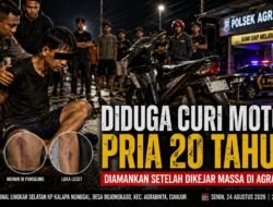 Diduga Curi Motor, Pria 20 Tahun Diamankan Setelah Dikejar Massa di Agrabinta