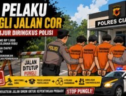 Jalan Baru Dicor Malah Dipungut Uang, 4 Orang di Citiis Sukanagara Diamankan
