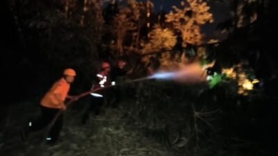 Kebakaran Lahan di Cilaku Capai 15 Hektare, Api Dekati Permukiman Warga