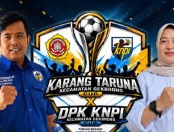 Karang Taruna dan KNPI Gekbrong Dorong Pemuda Berprestasi Lewat Turnamen Sepak Bola