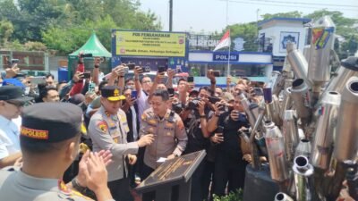 Tugu Knalpot Ayam Pelung Diresmikan, Kapolda Jabar: Kejahatan Tak Berdiri Sendiri