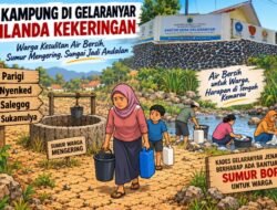 Kemarau Menggila, Warga Empat Kampung di Gelaranyar Berburu Air Bersih