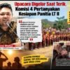 Upacara Digelar Saat Terik, Komisi 4 Pertanyakan Kesiapan Panitia LT II