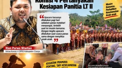 Upacara Digelar Saat Terik, Komisi 4 Pertanyakan Kesiapan Panitia LT II