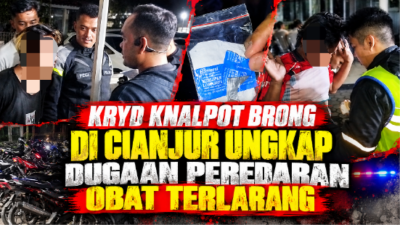 Dua Pria Terjaring KRYD Knalpot Brong, Polisi Temukan Obat Terlarang dan Percakapan Transaksi