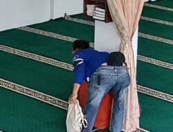 Kotak Amal Masjid di Cianjur Dibobol, Aksinya Terekam CCTV