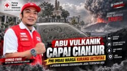 Abu Vulkanik Anak Krakatau Capai Cianjur, PMI Imbau Warga Kurangi Aktivitas di Luar Rumah