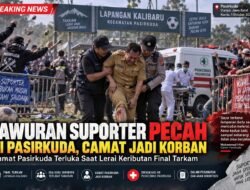 Aksi Tawuran Suporter Pecah di Pasirkuda, Camat Jadi Korban