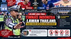 Jelang Laga Final Timnas Indonesia Lawan Thailand, Polres Cianjur Antisipasi Euforia Berlebihan 