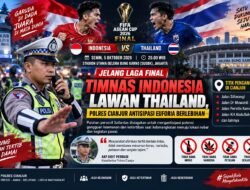 Jelang Laga Final Timnas Indonesia Lawan Thailand, Polres Cianjur Antisipasi Euforia Berlebihan 