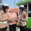 Wujud Aksi Lalu Lintas Peduli, Satlantas Polres Cianjur Edukasi Warga di CFD