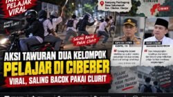 Aksi Tawuran Dua Kelompok Pelajar di Cibeber Viral, Saling Bacok Pakai Clurit