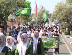 Pawai Hari Santri di Cianjur, MUI Tekankan Peran Santri Menguatkan NKRI Menuju Indonesia Emas