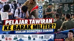 Pelajar Tawuran Bakal Dikirim ke Barak Militer, Disdikpora Cianjur Segera Usulkan