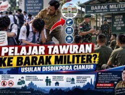 Pelajar Tawuran Bakal Dikirim ke Barak Militer, Disdikpora Cianjur Segera Usulkan