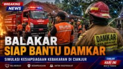 Balakar, Mitra Damkar Cianjur Siap Bantu Penanganan Kebakaran