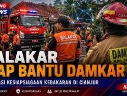 Balakar, Mitra Damkar Cianjur Siap Bantu Penanganan Kebakaran