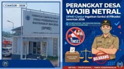 DPMD Cianjur Tuntut Perangkat Desa Netral di Pilkades Serentak