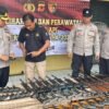 Polres Cianjur Rawat 51 Senjata Api Dinas dalam Kegiatan Harwat 2026