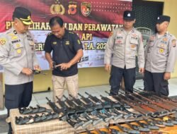 Polres Cianjur Rawat 51 Senjata Api Dinas dalam Kegiatan Harwat 2026