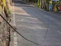 Kabel Internet Sebabkan Kecelakaan, Kades Cimanggu Minta Pengusaha Tanggungjawab