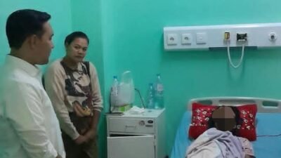 Korban Gerbang Ambruk SDN Kertajadi Jalani Operasi, Bupati Cianjur Jenguk di RSUD Sayang
