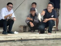 Mancing Bareng Wakil Bupati, HUT ke-3 Warta Cianjur Jadi Momen Kebersamaan